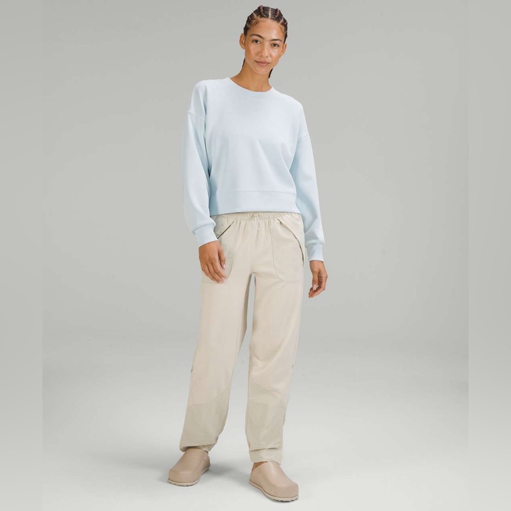 Lululemon Softstreme Perfectly Oversized Cropped Crew size 6 - Picture 4 of 6